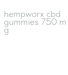 hempworx cbd gummies 750 mg