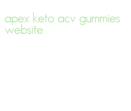apex keto acv gummies website