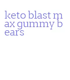 keto blast max gummy bears