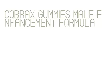cobrax gummies male enhancement formula