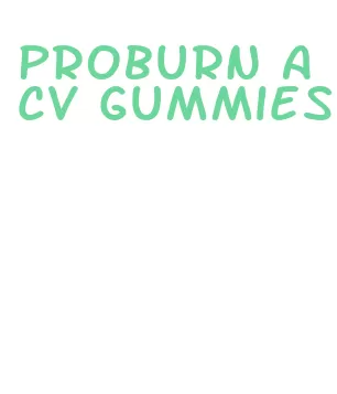 proburn acv gummies