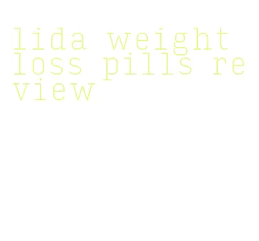 lida weight loss pills review