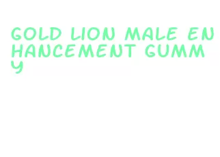 gold lion male enhancement gummy