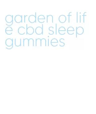 garden of life cbd sleep gummies