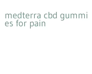 medterra cbd gummies for pain