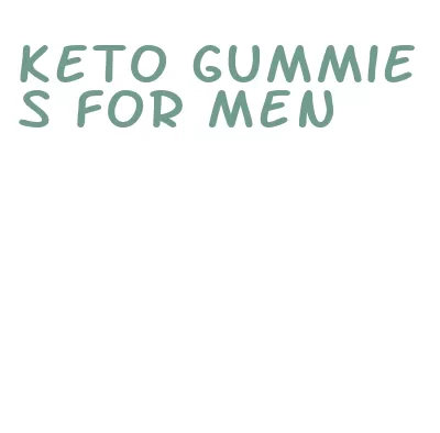 keto gummies for men