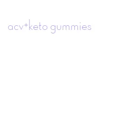 acv+keto gummies