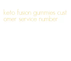 keto fusion gummies customer service number