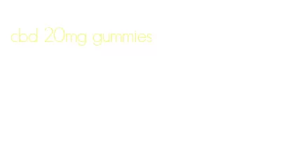 cbd 20mg gummies