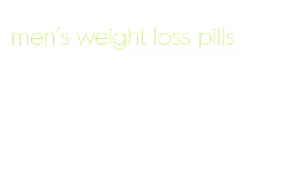 men's weight loss pills