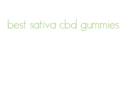 best sativa cbd gummies