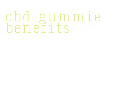 cbd gummie benefits