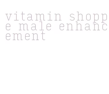 vitamin shoppe male enhancement