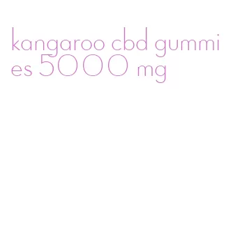 kangaroo cbd gummies 5000 mg
