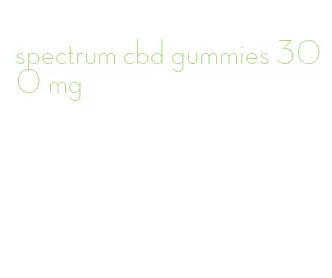 spectrum cbd gummies 300 mg