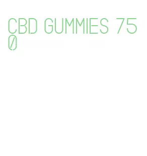cbd gummies 750