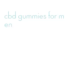 cbd gummies for men