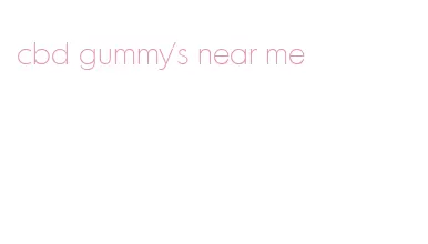 cbd gummy's near me