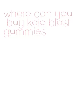where can you buy keto blast gummies