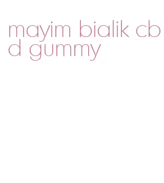 mayim bialik cbd gummy