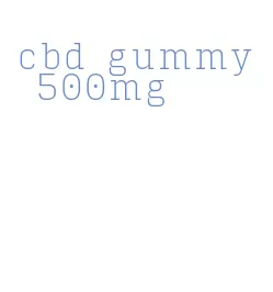 cbd gummy 500mg