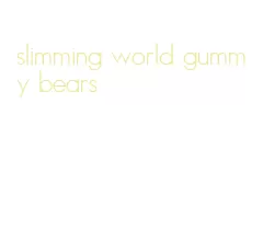 slimming world gummy bears