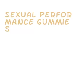 sexual performance gummies