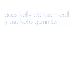 does kelly clarkson really use keto gummies