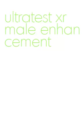 ultratest xr male enhancement