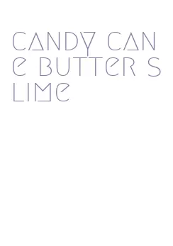 candy cane butter slime