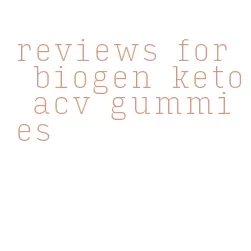 reviews for biogen keto acv gummies