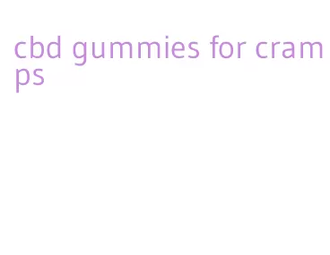 cbd gummies for cramps