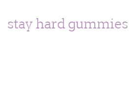 stay hard gummies