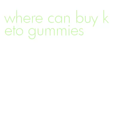 where can buy keto gummies