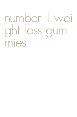 number 1 weight loss gummies