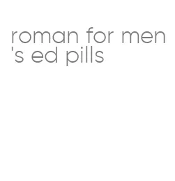 roman for men's ed pills