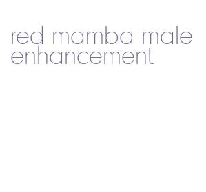 red mamba male enhancement