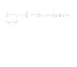 stem cell male enhancement