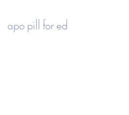 apo pill for ed