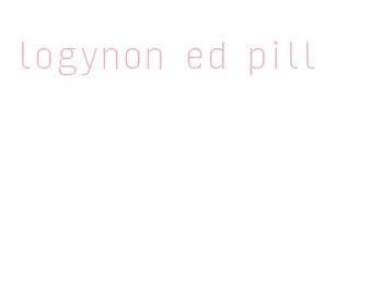 logynon ed pill