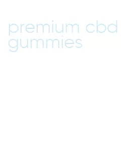 premium cbd gummies