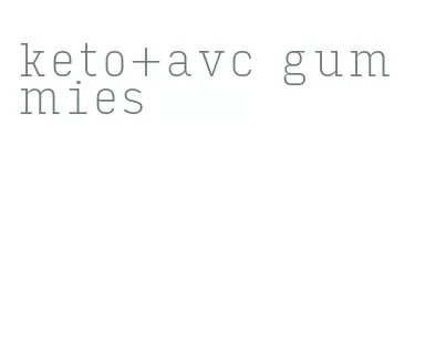 keto+avc gummies