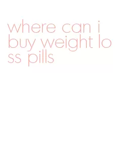 where can i buy weight loss pills