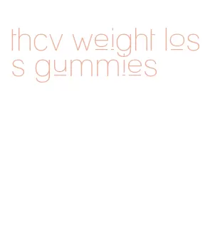thcv weight loss gummies