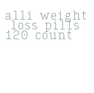alli weight loss pills 120 count