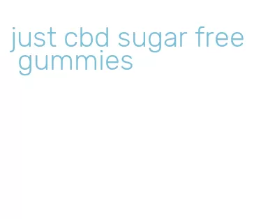 just cbd sugar free gummies