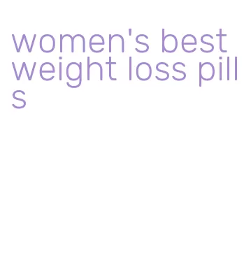 women's best weight loss pills