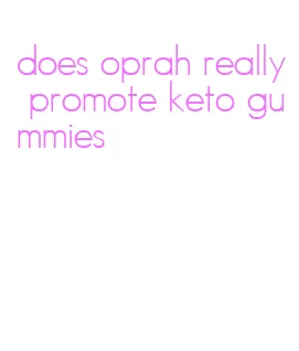 does oprah really promote keto gummies