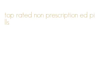 top rated non prescription ed pills