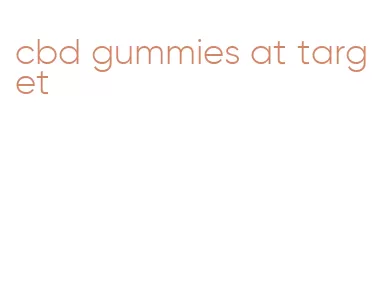 cbd gummies at target